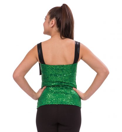 Broached Top (Glitter Back)