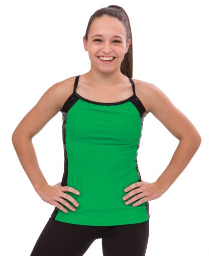 Cami Racer w/ Side Panel (Green)